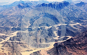 Montagna catene deserto 