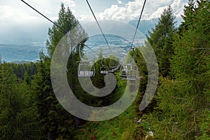 Mountain chairlift