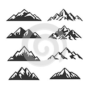 Mountain Clip art Collection set