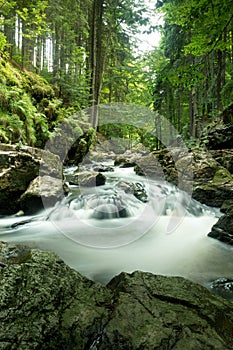 Mountain creek doubrava slow shutter speed