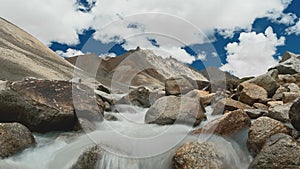 Mountain creek on Kailash Mount, Kora Tibet 