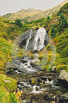 Mountain creeks in the Andorran Pyrenees