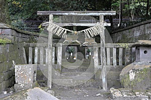 mountain deity and water deity shrine at Sengen garden photo