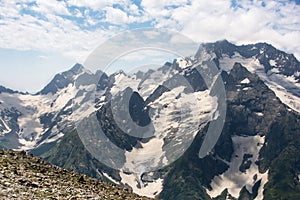 Mountain Dombai, Caucasus, Russia