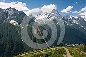 Mountain Dombai, Caucasus, Russia