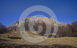 Mountain in early spring