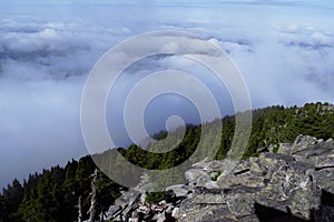 Mountain edge photo