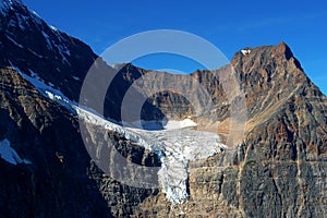 Mountain edith and glacier