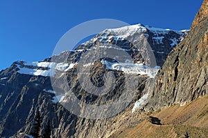 Mountain edith and glacier