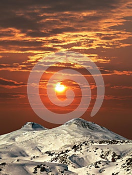 Mountain Elbrus.