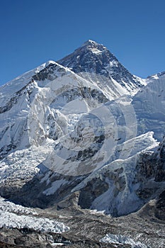 Mountain everest in Mahalangur Himal