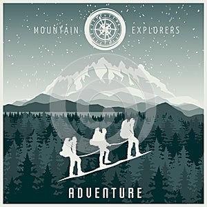 Mountain Explorers Poster