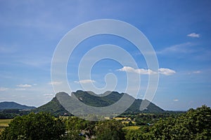 Mountain and forest integrity in thai photo