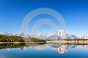 Mountain and Forest Reflection