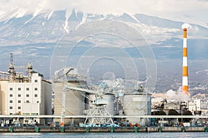 Mountain Fuji and Factory