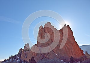 The mountain in Garden of Gods