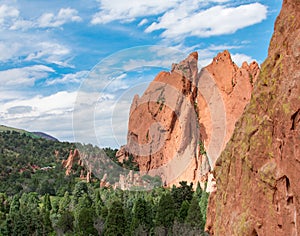 Mountain in Garden of the Gods Colorado