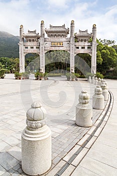 Mountain Gate at the Po Lin Monastery