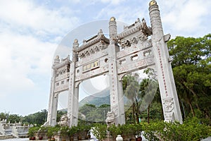 Mountain Gate at the Po Lin Monastery