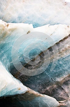 Mountain glacier texture
