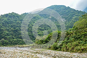 Mountain gorge in Taroko National Park in Hualien, Taiwan