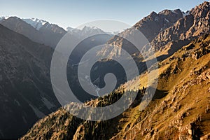 Mountain Gorge in Tian Shan mountain, Kazakhstan