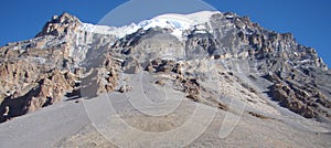 Mountain from highest pass of nepal thorangla