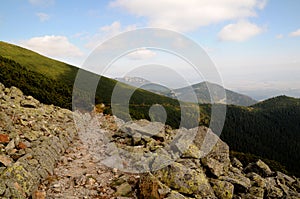 Mountain hike for tourists High Tatras, Slovakia