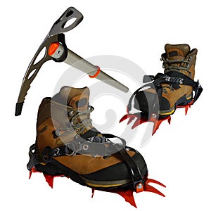 Mountain hiking boots