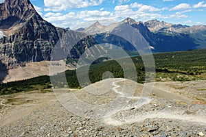 mountain hiking trail