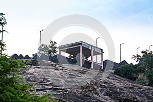 Mountain hill top rocks on temple tamilnadu