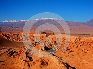 Mountain hills desert panorama Chile san Pedro de Atacama