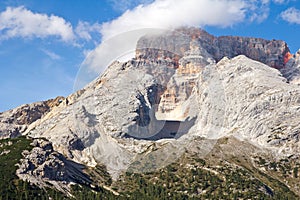 Mountain Hohe Gaisl, Dolomites Alps, Italy