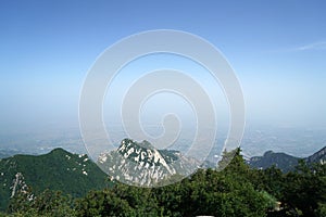 Mountain Huashan Landscape