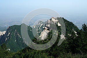 Mountain Huashan Landscape West Peak