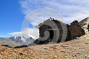 Mountain Hut on Chacaltaya near La Paz, Bolivia photo