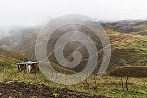 Mountain hut in Dagestan, Russia