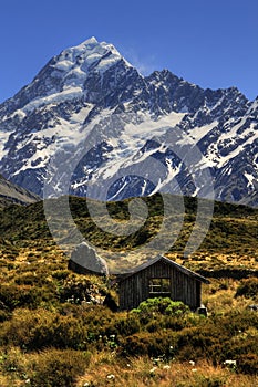 Mountain hut Mt Cook