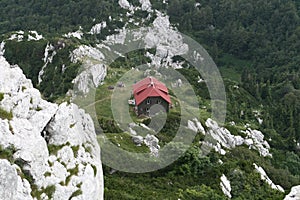 Mountain Hut In National Park