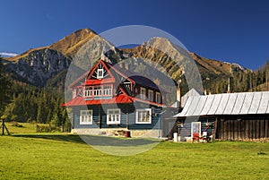 Mountain hut in Slovakia