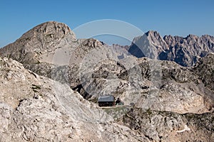 Mountain hut Valentina StaniÃÂa under Triglav photo