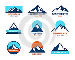 Mountain Icons - Symbols