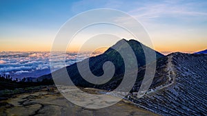 Mountain Ijen, Java, Indonesia