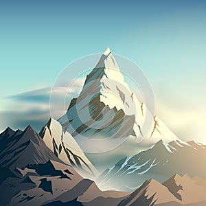 Mountain illustration