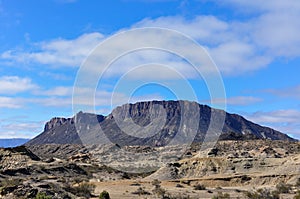 Mountain in the Ischigualasto National Park, Argentina