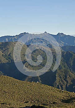 Mountain jade range in Taiwan