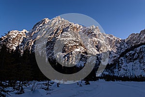 Jof di Montasio - Julian Alps in Saisera Valley Friuli Italy photo