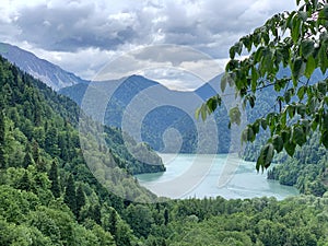 A mountain lake