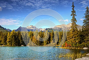 Mountain Lake Autumn Landscape