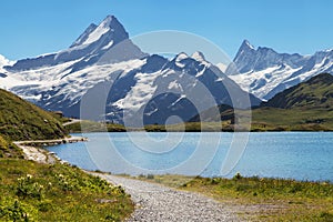 Mountain lake Bachalpsee